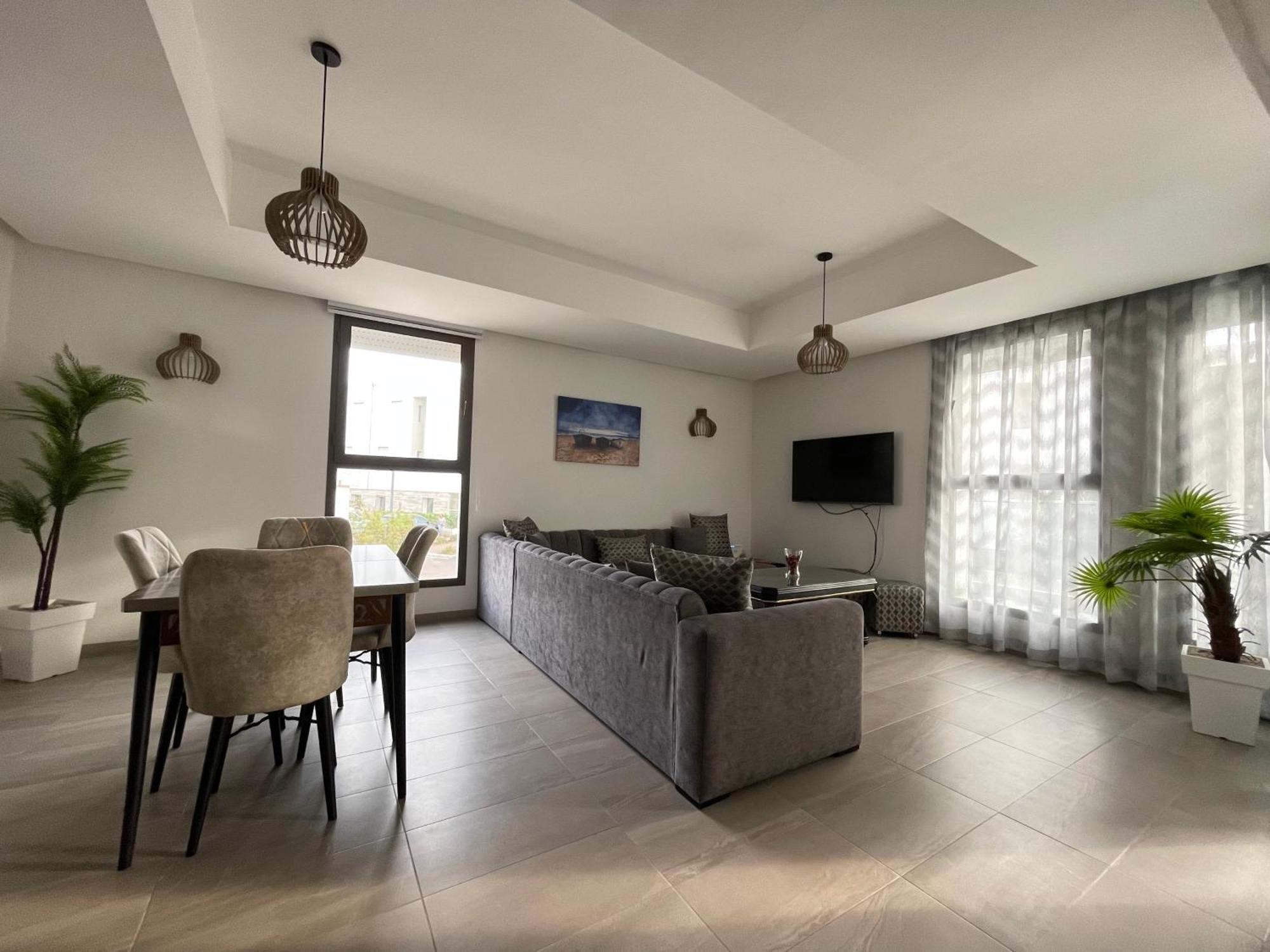 Luxurious Golf & Sea View Beach Apartment With Pool Access - Tamourrit, Taghazout Bay エクステリア 写真