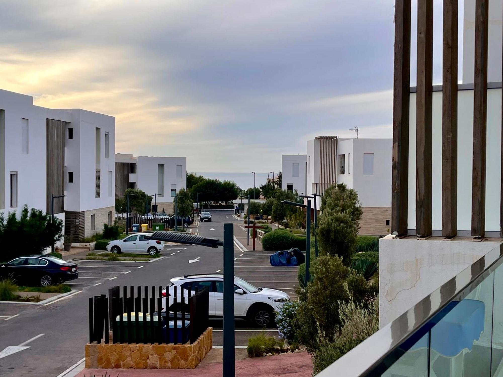 Luxurious Golf & Sea View Beach Apartment With Pool Access - Tamourrit, Taghazout Bay エクステリア 写真