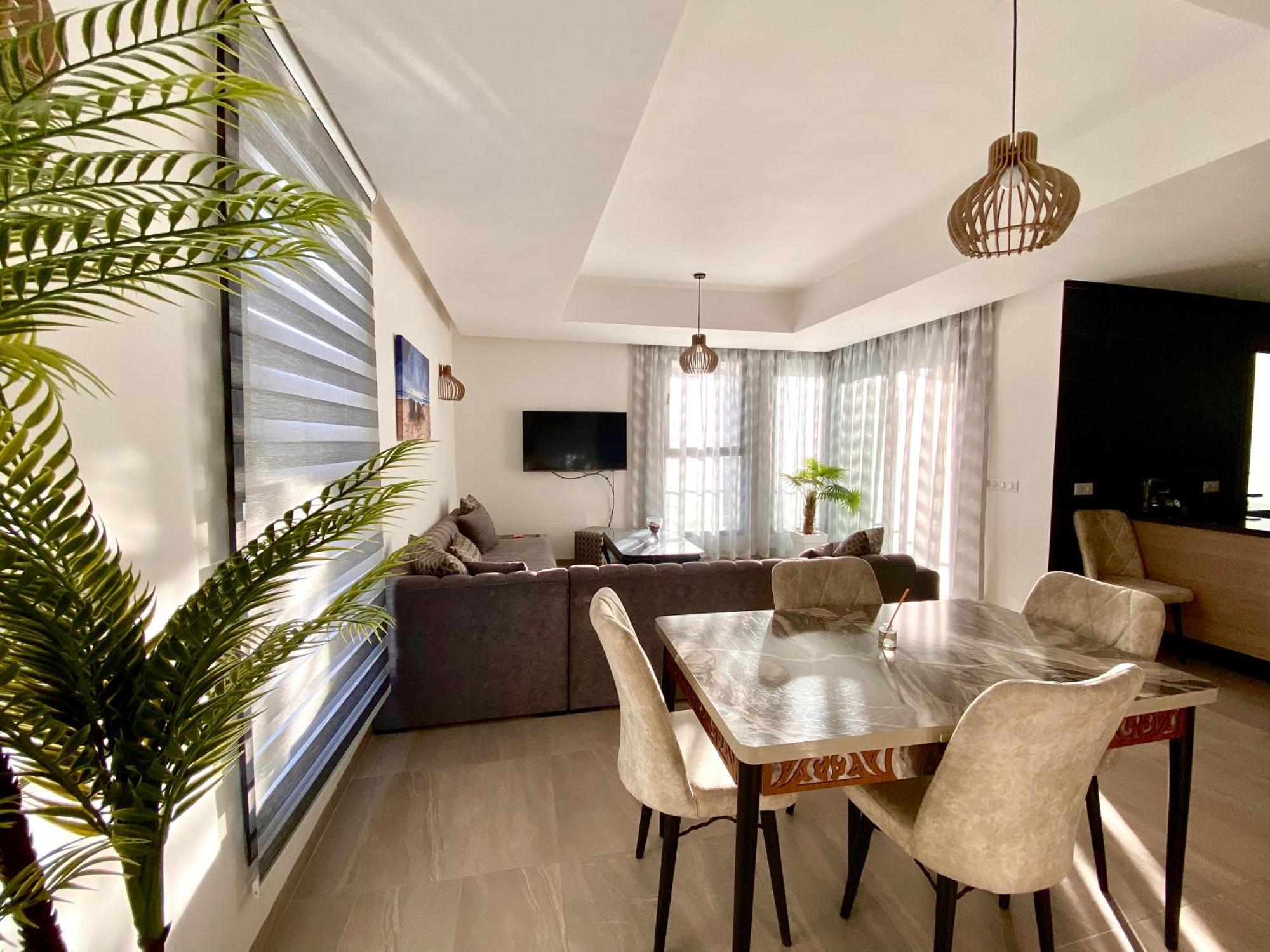 Luxurious Golf & Sea View Beach Apartment With Pool Access - Tamourrit, Taghazout Bay エクステリア 写真