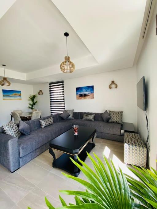 Luxurious Golf & Sea View Beach Apartment With Pool Access - Tamourrit, Taghazout Bay エクステリア 写真